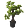 Bonsái pinus artificial con macetero 60 cm verde