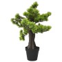 Bonsái pinus artificial con macetero 60 cm verde