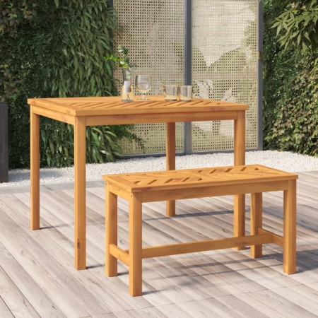 Banco de jardín madera maciza de acacia 80 cm | Foro24.es | Tu tienda online para hogar, jardín y más Foro24.es
