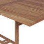 Set comedor de jardín 9 pzas con sillas plegables teca maciza de , Conjuntos de jardín - Ref: Foro24-43042, Precio: 686,14 €
