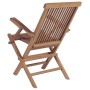 Set comedor de jardín 9 pzas con sillas plegables teca maciza de , Conjuntos de jardín - Ref: Foro24-43042, Precio: 686,14 €