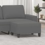Reposapiés tela de microfibra gris oscuro 70x55x41 cm | Foro24.es | Tu tienda online para hogar, jardín y más Foro24.es