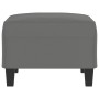 Reposapiés tela de microfibra gris oscuro 70x55x41 cm | Foro24.es | Tu tienda online para hogar, jardín y más Foro24.es