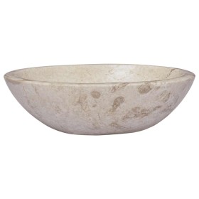 Lavabo crema mármol 53x40x15 cm de , Lavabos - Ref: Foro24-149171, Precio: 240,97 €, Descuento: %