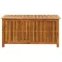 Caja de almacenaje de jardín madera maciza acacia 113x50x58 cm de vidaXL, Cajas de almacenaje para exteriores - Ref: Foro24-3...