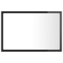 Espejo de baño madera contrachapada gris brillo 60x8,5x37 cm de , Tocadores de baño - Ref: Foro24-804923, Precio: 38,89 €