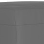 Juego de sofás con cojines 3 piezas tela microfibra gris oscuro