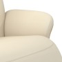 Sillón reclinable con reposapiés cuero sintético color crema | Foro24.es | Tu tienda online para hogar, jardín y más Foro24.es