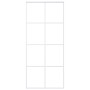 Schiebetür ESG Glas und Aluminium weiß 90x205 cm von vidaXL, Türen für zu Hause - Ref: Foro24-151673, Preis: 200,88 €, Rabatt: %