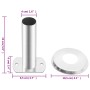 Soportes para escalera de piscina 2 uds acero inox 304 de , Escaleras y rampas de piscina - Ref: Foro24-93465, Precio: 25,94 ...