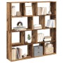 Estantería de madera de ingeniería envejecida 132x29x141,5 cm de , Librerías y estanterías - Ref: Foro24-3310314, Precio: 134...