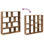 Estantería de madera de ingeniería envejecida 132x29x141,5 cm de , Librerías y estanterías - Ref: Foro24-3310314, Precio: 134...
