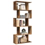 Librería divisora 5 niveles madera envejecida 70x24x161 cm | Foro24.es | Tu tienda online para hogar, jardín y más Foro24.es