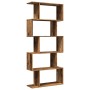 Librería divisora 5 niveles madera envejecida 70x24x161 cm | Foro24.es | Tu tienda online para hogar, jardín y más Foro24.es