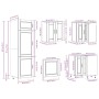 Mueble cocina Porto madera vieja 14 pzas madera contrachapada