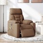 Sillón reclinable de masaje eléctrico tela marrón | Foro24.es | Tu tienda online para hogar, jardín y más Foro24.es
