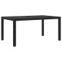 5-teiliges Garten-Essset mit schwarzen PE-Rattankissen von vidaXL, Gartensets - Ref: Foro24-3094843, Preis: 358,37 €, Rabatt: %