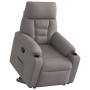 Sillón reclinable elevable tela gris taupe de , Sillones - Ref: Foro24-3303039, Precio: 266,84 €, Descuento: %