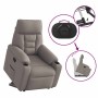 Sillón reclinable elevable tela gris taupe de , Sillones - Ref: Foro24-3303039, Precio: 266,84 €, Descuento: %