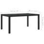 5-piece garden dining set with black PE rattan cushions by vidaXL, Garden sets - Ref: Foro24-3094843, Price: 353,85 €, Discou...