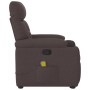Silla de masaje reclinable de pie de tela marrón oscuro de , Sillones - Ref: Foro24-3303047, Precio: 268,43 €, Descuento: %