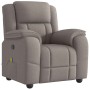 Sillón de masaje reclinable de tela gris taupé | Foro24.es | Tu tienda online para hogar, jardín y más Foro24.es