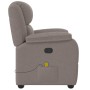Sillón de masaje reclinable de tela gris taupé | Foro24.es | Tu tienda online para hogar, jardín y más Foro24.es