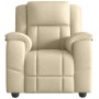 Sillón reclinable de tela crema de , Sillones - Ref: Foro24-4015708, Precio: 226,25 €