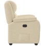 Sillón reclinable de tela crema de , Sillones - Ref: Foro24-4015708, Precio: 226,25 €
