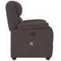 Sillón de masaje reclinable de tela marrón oscuro de , Sillones - Ref: Foro24-4015715, Precio: 244,30 €