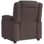 Sillón de masaje reclinable de tela marrón oscuro de , Sillones - Ref: Foro24-4015715, Precio: 244,30 €