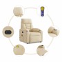 Sillón de masaje eléctrico reclinable elevable tela crema | Foro24.es | Tu tienda online para hogar, jardín y más Foro24.es