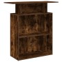 Mostrador de recepción roble ahumado 100x40x104 cm | Foro24.es | Tu tienda online para hogar, jardín y más Foro24.es