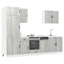 Mueble cocina Kalmar sonoma gris 7 pzas madera contrachapada de , Armarios de cocina - Ref: Foro24-3314787, Precio: 666,50 €,...