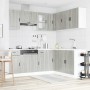 Mueble cocina Porto sonoma gris 11 pzas madera contrachapada de , Armarios de cocina - Ref: Foro24-3314967, Precio: 753,78 €