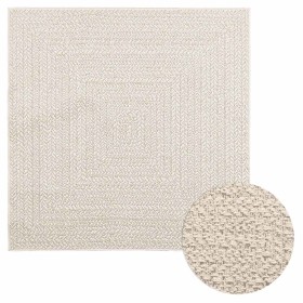 Alfombra ZIZUR apariencia yute interior exterior crema de , Alfombras - Ref: Foro24-4010363, Precio: 46,51 €, Descuento: %