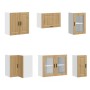 Mueble de cocina Porto 11 piezas artesanal roble de , Armarios de cocina - Ref: Foro24-3314910, Precio: 785,02 €