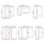 Mueble de cocina Porto 11 piezas artesanal roble de , Armarios de cocina - Ref: Foro24-3314910, Precio: 785,02 €