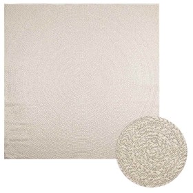 Alfombra ZIZUR apariencia yute interior exterior crema de , Alfombras - Ref: Foro24-4010382, Precio: 139,82 €