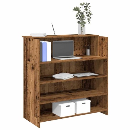 Mostrador de recepción madera vieja 100x50x103,5 cm | Foro24.es | Tu tienda online para hogar, jardín y más Foro24.es