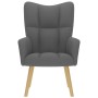 Sillón de relax de tela gris oscuro | Foro24.es | Tu tienda online para hogar, jardín y más Foro24.es