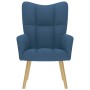 Sillón de relax de tela azul | Foro24.es | Tu tienda online para hogar, jardín y más Foro24.es
