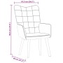 Sillón de relax de terciopelo crema | Foro24.es | Tu tienda online para hogar, jardín y más Foro24.es