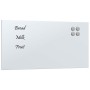 Pizarra magnética de pared vidrio templado blanco 60x30 cm de , Pizarras blancas - Ref: Foro24-4008623, Precio: 26,26 €, Desc...