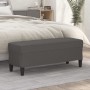 Banco de cuero sintético gris 100x35x41 cm | Foro24.es | Tu tienda online para hogar, jardín y más Foro24.es
