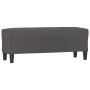 Banco de cuero sintético gris 100x35x41 cm | Foro24.es | Tu tienda online para hogar, jardín y más Foro24.es