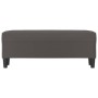 Banco de cuero sintético gris 100x35x41 cm | Foro24.es | Tu tienda online para hogar, jardín y más Foro24.es