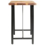 Muebles de bar 7 piezas madera maciza reciclada cuero auténtico | Foro24.es | Tu tienda online para hogar, jardín y más Foro24.es
