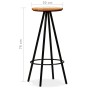 Set de muebles de bar 9 piezas madera maciza reciclada | Foro24.es | Tu tienda online para hogar, jardín y más Foro24.es