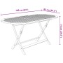 Set comedor de jardín plegable 7 piezas madera maciza de acacia de , Conjuntos de jardín - Ref: Foro24-3060197, Precio: 438,42 €